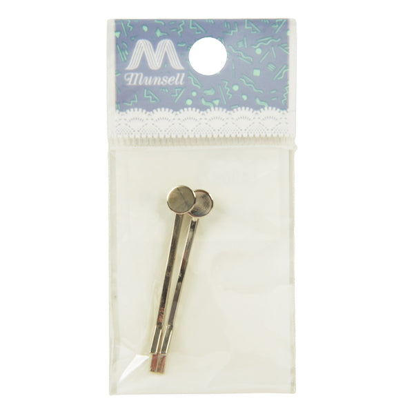 Sponce d'artisanat "Silver à cheveux en épingle 6 mm avec planche # 9067"