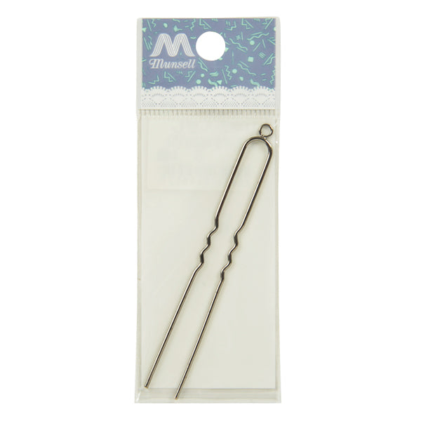 Handicraft bracket "Kanzashi 7.9cm 1 with can black #9075"