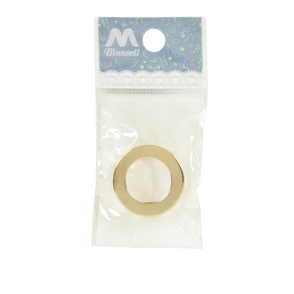 Staffa per artigianato "Donut Obi Clasp 25mm Gold 1 Piece #9243"