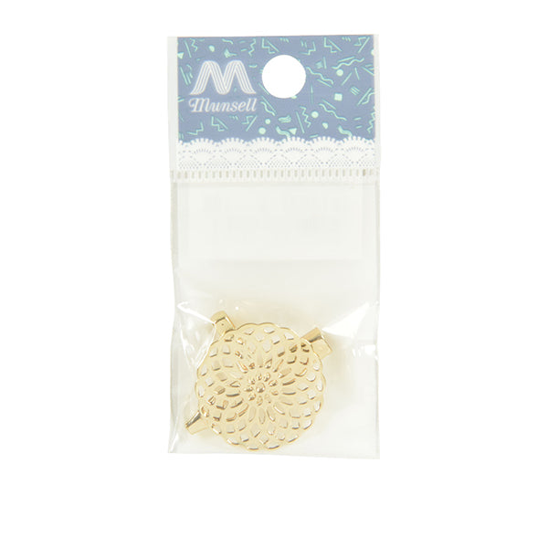 Staffa per artigianato "Nero con una parte di Skash con un broochican con un oro rotondo con un pezzo #1488"