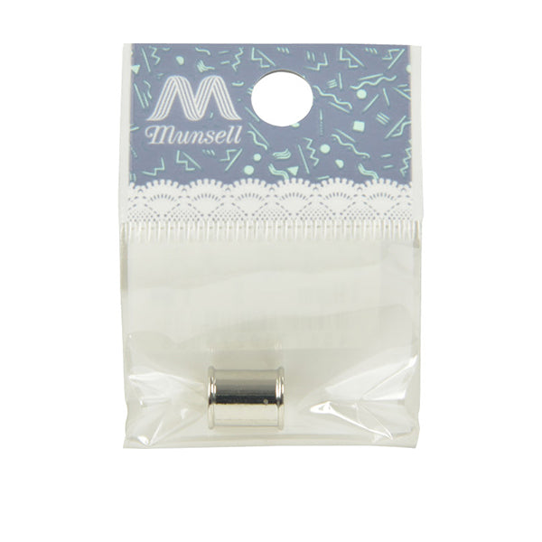 Staffa artigianale "Base di argilla PerlineCore grande foro 10mm argento 1 pezzo #9234"