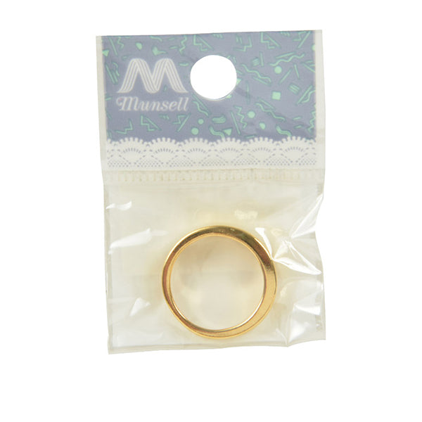 Raccords d'artisanat "Anneau de fondation d'argile ovale n ° 13 or 1 pièce # 3057"