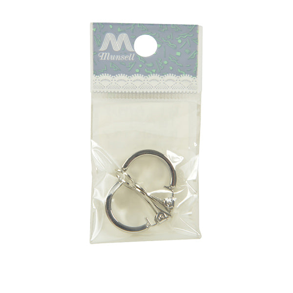 Kunsthandwerksklasse "Tonbasisplatte Durns Ohrringe Silber 1 Paar #3085"