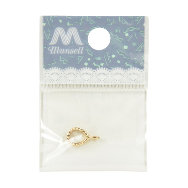 Support d'artisanat "Clip à bijoux Drop gold"