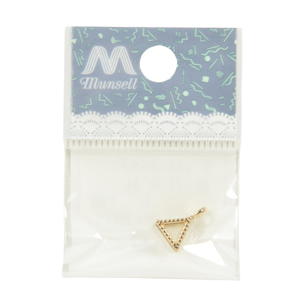 Handicraft bracket "jewelry clip triangle gold"