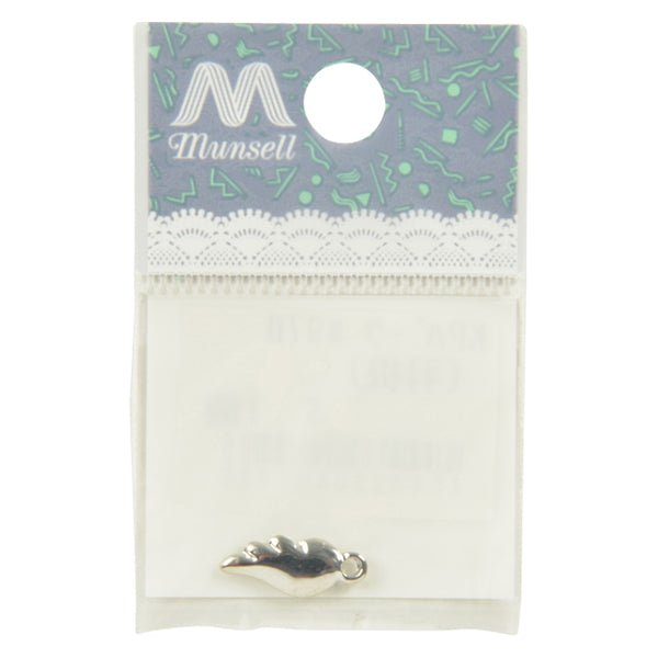 Handicraft bracket "Charm feather silver No.970"