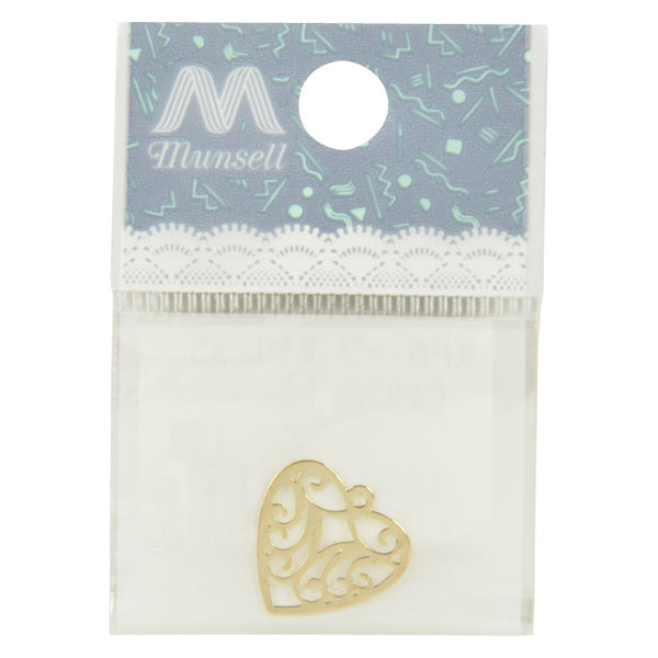 Support d'artisanat "Charm Heart Gold No.10295"