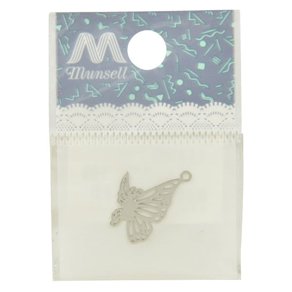 Handicraft bracket "Charm Butterfly Silver No.10357"