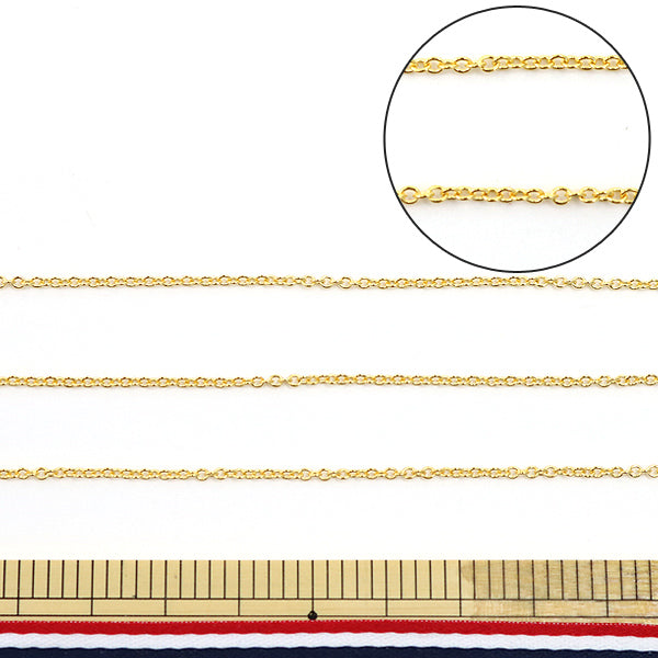 手芸金具 『RD240MG パックチェーン コバン RD240M ゴールド』