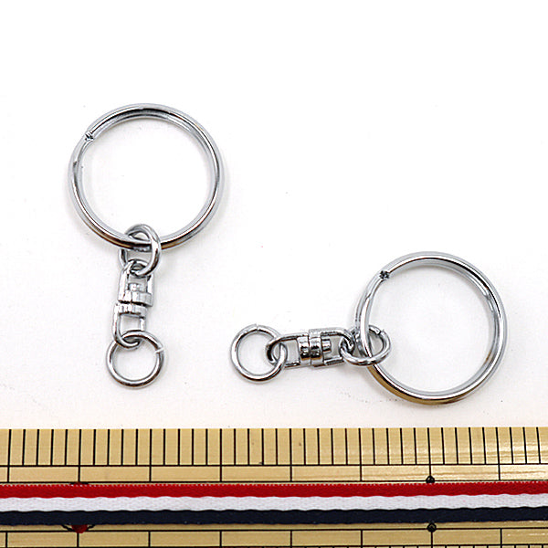 手芸金具 『T23-SWV-S-CHR キーホルダー』