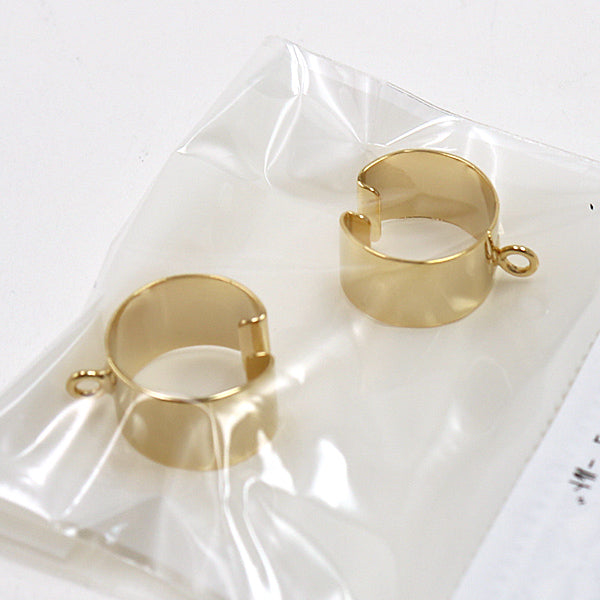 Handicraft bracket "3048BR ear cuffscan with 7mm 1 pair"
