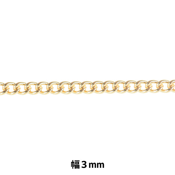 【数量5から】 アクセサリー金具 『キヘイチェーン ゴールド FE808』