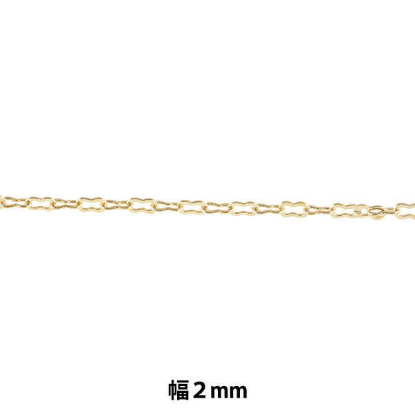 【数量5から】 アクセサリー金具 『コバンチェーン ゴールド RD235V』