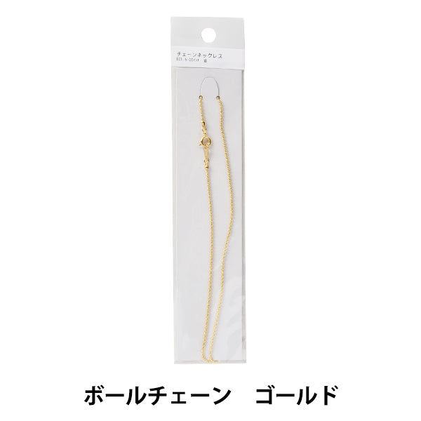 アクセサリー金具 『チェーンネックレス BC1.5-16インチ 金』