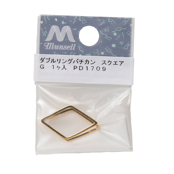 Accessory material "Double Ring Vatican Square Gold"