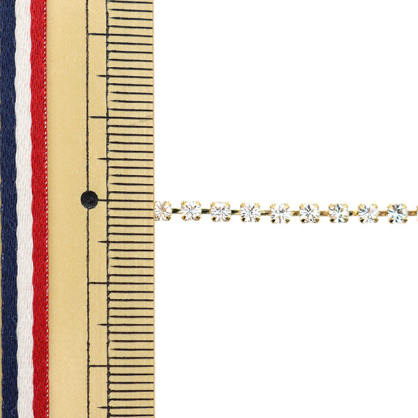 【数量5から】 チェーン 『プレシオサ ダイヤチェーン クリスタル ゴールド M101』