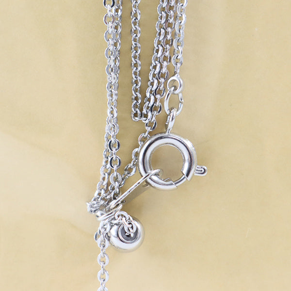 Handicraft bracket "Slide -through 1 50cm nickel -free silver"