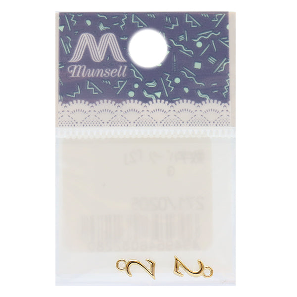 Soporte de la artesanía "Partes de número 2 de oro 2 piezas 271/0205"