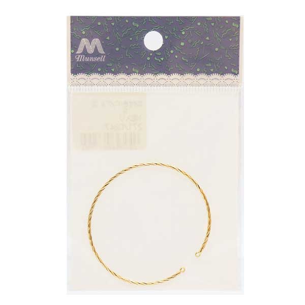 Accessory material "Bangle with can 2 gold 271/0247"