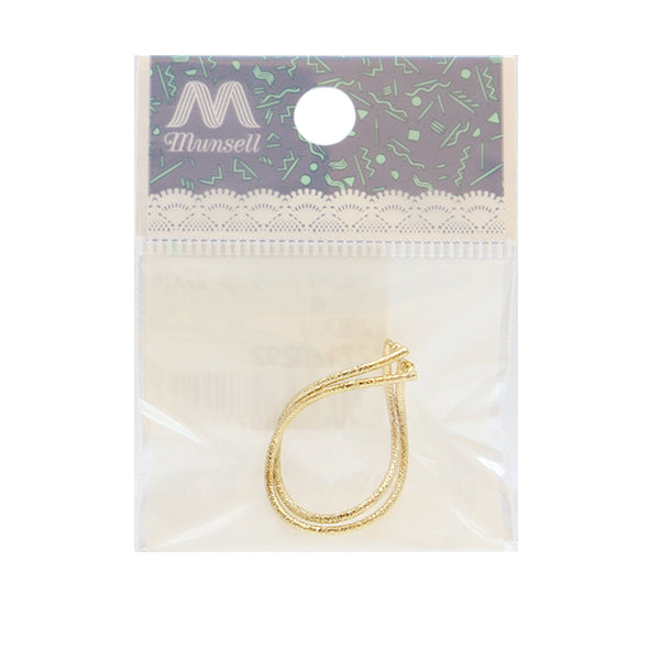 Handicraft bracket "Metal Hoop Small 27 × 18mm Gold 271/0292"