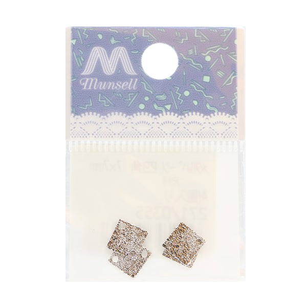 Handicraft bracket "Metal parts 4 squares silver 271/0355"