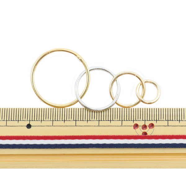 Handicraft bracket "Combination Metal Parts Round 4 Gold Rhodium Color"