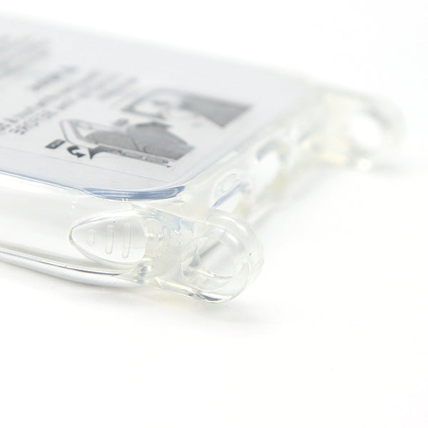 مواد حرفية "كفر ايفون مع حلقة لهاتف ايفون 11/XR شفاف ZA0488"