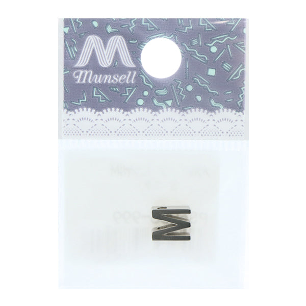 Metal parts "Initial M 8mm Silver 1 PS6038-999"