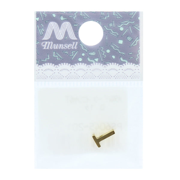 Metal parts "Initial T 8mm Gold 1 PS6045-201"