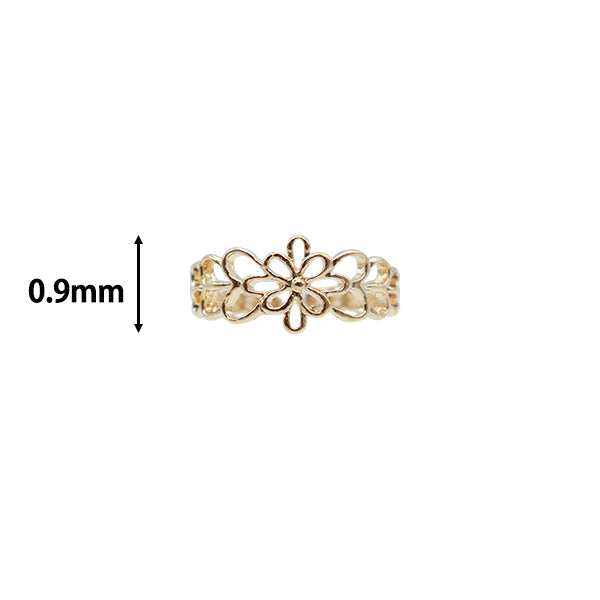 Handicraft bracket "ear cuffing KP-3267 Gold EA1848"
