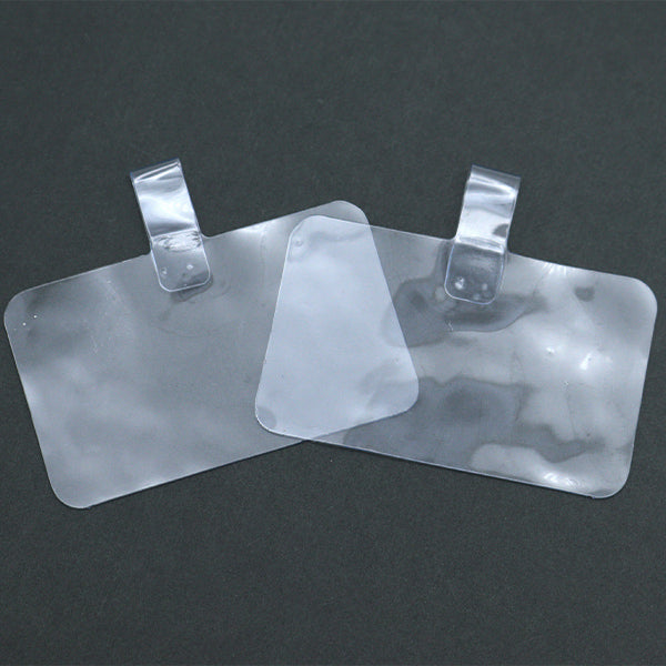 手芸材料 『ストラップホルダー 横穴 クリア 2枚入り ZA0821』