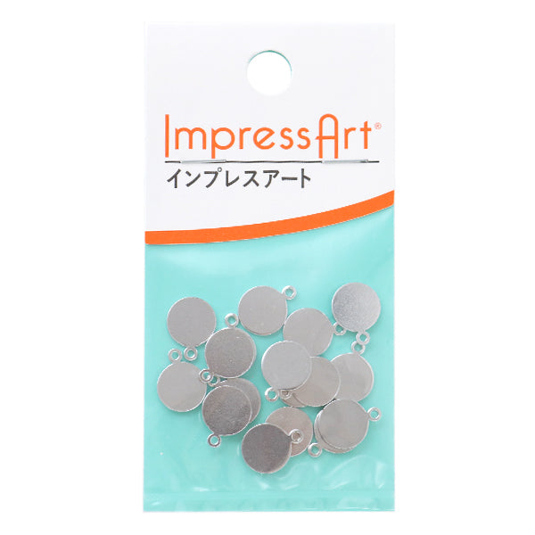 メタルスタンピング 『ImpressArt スタンピングブランク タグ(丸) 直径約9.5mm 9個入 U3003//3』