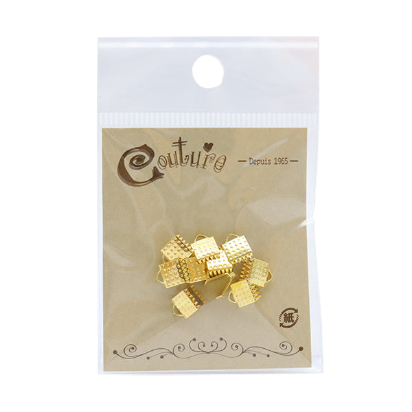 Soporte de artesanía "Seleccionar cinta de piezas sujetada 5 mm de oro 10 piezas OH-10" Templo