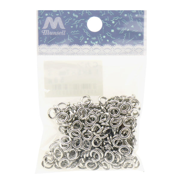 Accesorios de artesanía "C CAN 1.4 × 6 × 7 mm de plata 50g aproximadamente 250 piezas "
