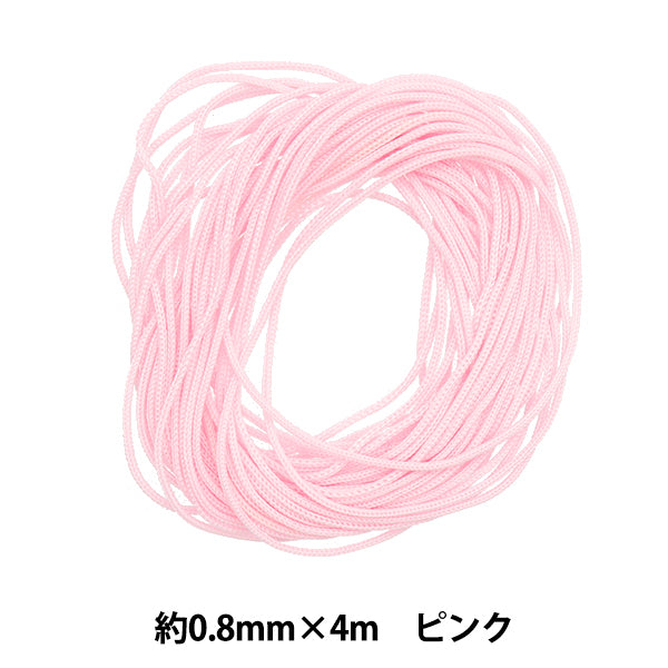 Kordel "Riemenkabel ca. 0,8 mm x 4m Pink 10-5362"