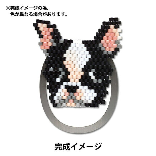 珠子套件“动物剪辑套件法国公牛狗BFK-408” Miyuki Miyuki