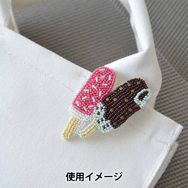 BeadsKit "Harako Broach Kit Ice Candy HCA20 // 4" MIYUKI Miyuki