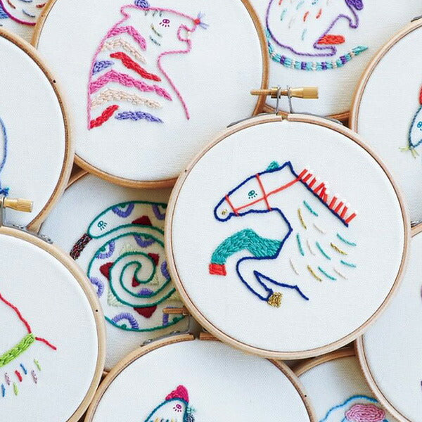 Embroidery kit "NUIE embroidery kit zoo? Saru HCA25 // 9" Miyuki Miyuki