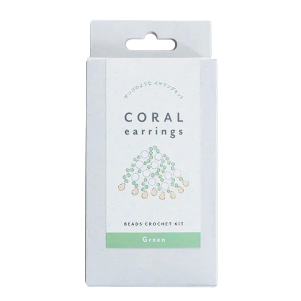 구슬키트 "Coral Earring Green HCA26 // 4" 미유키 미유키