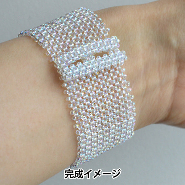 kiccaさん☆ハンドメイド☆ビーズブレス ビーズキット 『オーロラガラスアクセサリーキット ブレスレット