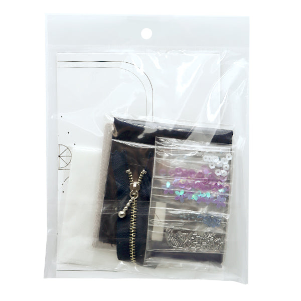 خرزطقم “مربع زهرة الترتر”سحابحقيبة مقاس 10-3359 بوصة طوكيو للتجارة