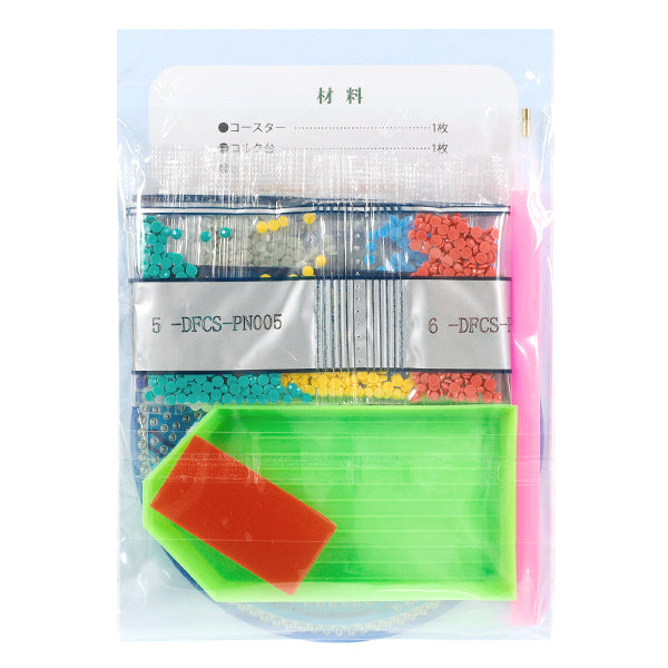 ビーズキット 『ダイヤモンドフィックス コースター スヌーピー サーフィン DFCS-PN005』