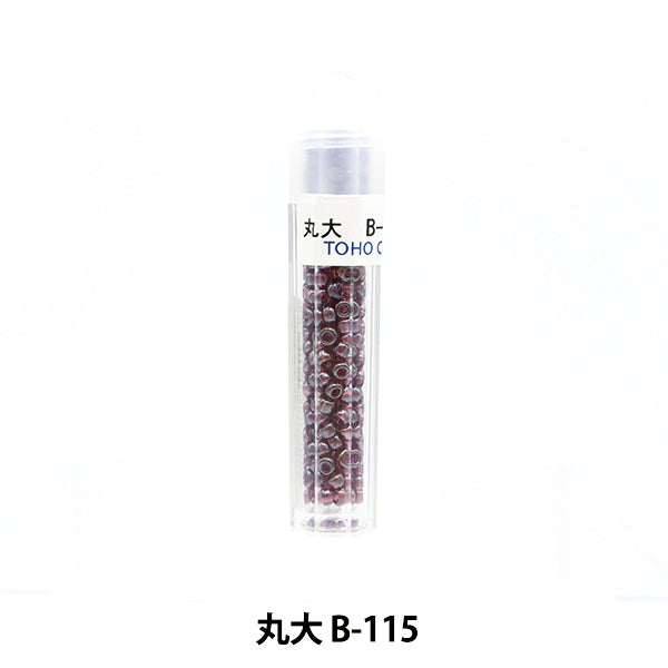 グラスビーズ 『クィーンビーズ 丸大 B-115』 TOHO BEADS トーホービーズ