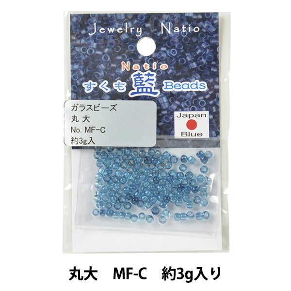 Cuentas "Sukumo IndigoCuentas Universidad de Maru MF-C" Cuentas de toho toho beads