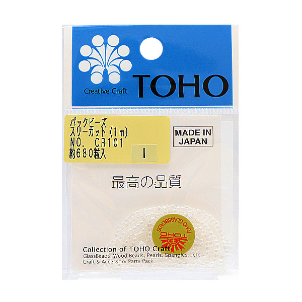 Cuentas "embalarCuentas Tres cortados de 2.2 mm CR-101" Cuentas de toho toho beads