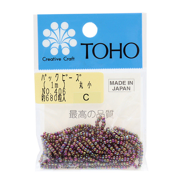 Cuentas "embalarCuentas Maruko No.406" Cuentas de toho toho beads