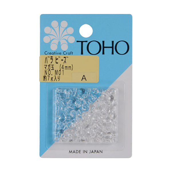 75th マスターズピース ビーズ 『バラビーズ マガ玉 4mm M01』 TOHO BEADS トーホービーズ