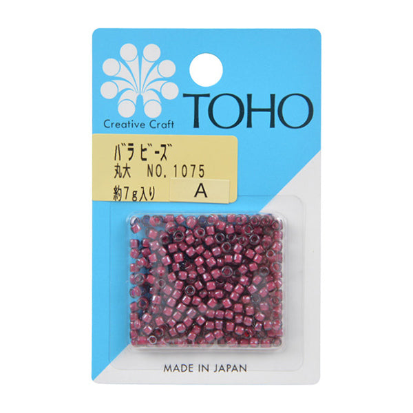 ビーズ 『バラビーズ 丸大 No.1075』 TOHO BEADS トーホービーズ