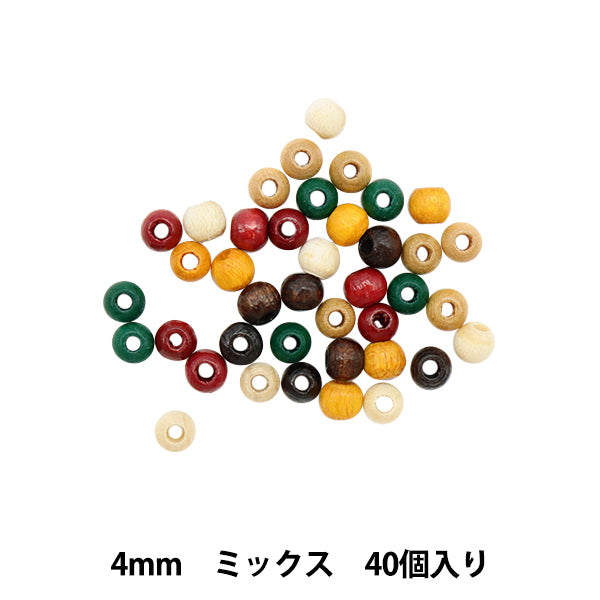 ピース ビーズ『ウッドビーズ NR4-M』TOHOBEADSトーホービーズ – Yuzawaya