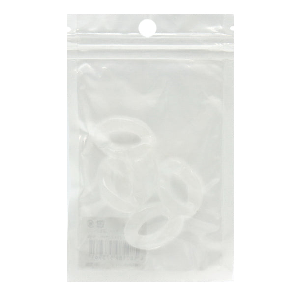 ビーズ 『アクリルパーツ チェーン変形マーブル ホワイト 約29mm×21mm 10-3524』